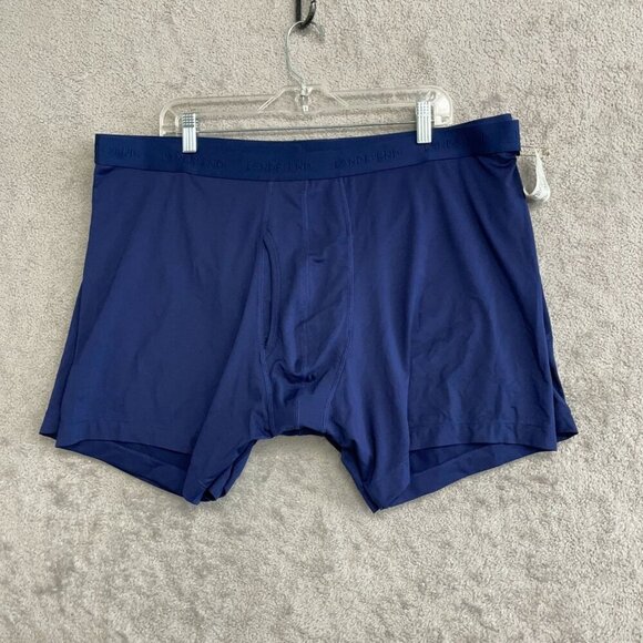 NEW Lands' End Men's XXL 3-Pack Premium Boxer Briefs Deep Sea Navy - Picture 2 of 7